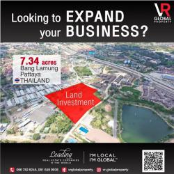 Looking to Expand your Business, Land Investment, Bang Lamung, Pattaya Thailand