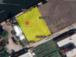 ขายที่ดิน ซ.รามคำแหง185 แยก5 1-1-34 ไร่ ด้านหลังติดคลองแสนแสบ