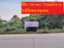 ขายที่ดินเปล่า 258 ตารางวา ต.พลายชุมพล อ.เมือง จ.พิษณุโลก