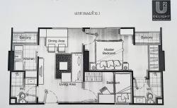CONDOMINIUM U Delight2 @Bang Sue Station 2 Bedroom 2 BR 3990000 B. ไม่ไกลจาก สถานีบางซื่อ เซ็นทรัลลาดพร้าว ราคาไม่แรง