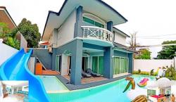 ขาย-เช่าพูลวิลล่า 2 ชั้นชัยพฤกษ์ หาดจอมเทียน  รักสัตว์ เฟอร์ครบ 83ตรว. 332ตรม. 7นอน 7น้ำ 3จอดรถ 7แอร์ ตลาดน้ำ 4 ภาค 