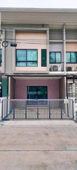 ตลาดประชาอุทิศ90 โลตัส สารสาสน์วิเทศศึกษา ให้เช่าทาวน์โฮม 2ชั้น  22ตรว. 155ตรม. 2นอน 3น้ำ 2จอดรถ 3แอร์ ประชาอุทิศ พลาซ่า  