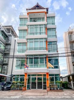 BS1305ขายและให้เช่าอาคารออฟฟิศ 5 ชั้น มีลิฟท์ ย่านนวลจันทร์ ใกล้เลียบด่วนรามอินทรา