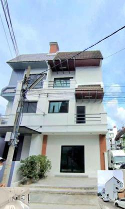 ให้เช่าอาคารพาณิชย์ 3 ชั้น MRT คู้บอน 2.5กม. นวมินทร์129-149  รีโนเวทใหม่ 22ตรว. 245ตรม. ธุรกิจปัง 3นอน 3น้ำ 4จอดรถ ใกล้7-11 ตลาดปัฐวิกรณ์