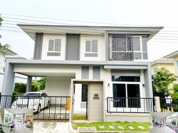 แฮปปี้ อเวนิว ดอนเมือง 1.5กม. สรงประภา20-32 ขาย-เช่าถูกสุด คฤหาสน์ 2 ชั้น ใหม่เอี่ยม มีสวน 50ตรว. 160ตรม.  3นอน 3น้ำ 2จอดรถ 4แอร์