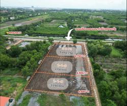 ขายที่ดินคลองสี่ ตะวันตก 22/1 น้ำไฟพร้อม ติดถนน เริ่มต้นที่ 1 ไร่ 1 งาน