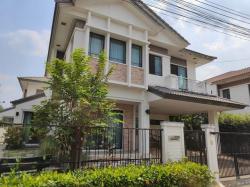 HR2043ให้เช่าบ้านเดี่ยว เฟอร์ครบ หมู่บ้านมัณฑนา เลค วัชรพล ถนนสุขาภิบาล 5 ใกล้ทางด่วน