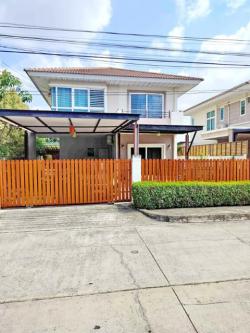 MRT ศรีด่าน 2 กม. รร.นานาชาติไทย-สิงคโปร์ 1.6 กม บ้านเดี่ยว 2 ชั้น 3นอน แม็คโคร ศรีนครินทร์ 1.8 กม. บางแก้ว บางพลี  3 น้ำ 63ตร.วา.253ตร.ม. 