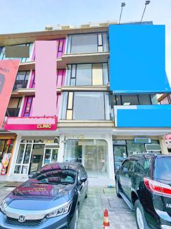 ตลาดอ่อนนุช ทำออฟฟิศ คลินิก 8นอน ให้เช่าอาคารพาณิชย์ 4 ชั้น 21ตร.วา. 321ตร.ม. BTSอ่อนนุช 1.77 กม.  4 น้ำ รร.นานาชาติกรุงเทพเพรพ 2.6 กม. 