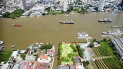 ขายที่ดินติดแม่น้ำเจ้าพระยา ถนนราษฎร์บูรณะ ซอย 23 ที่ดินพื้นที่สีส้ม
