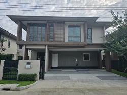 รหัสC6718 ให้เช่าบ้านเดี่ยว 2ชั้น หมู่บ้านบุราสิริ กรุงเพทกรีฑา บ้านตกแต่งหรู เฟอร์นิเจอร์ครบทั้งหลัง