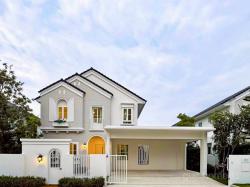 ให้เช่าบ้านเดี่ยว ตกแต่งพร้อมอยู่ ติด Clubhouse มบ.ชัยพฤกษ์ บางนา กม.15 เนื้อที่ 77 ตรม 4นอน 4น้ำ - ghd000628R