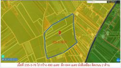 ขายถูกที่ดินสีเหลือง ทำโครงการขนาดใหญ่ วัดศรีวารีน้อย เนื้อที่ 235-3-76 ไร่ ขายไร่ละ 3.5 ล้าน บางเสาธง สมุทรปราการ 