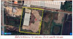 ขายขาดทุน  ถูกมากโรงงานใหม่พร้อมใช้ ถนนบางบัวทอง-สุพรรณ เนื้อที่ 6 ไร่ ยกแปลง 24 ล้านบาท อ.ไทรน้อย จ.นนทบุรี
