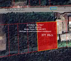 พื้นที่ดิน ขายที่ดินเปล่า (ติดถนนพิชัยเขต) ใกล้ อบต.บางใหญ่ จ.นนทบุรี (377 ตร.ว.), ราคา 3.77 ล้านบาท (4 ล้านบาท/ไร่) 6597500 บ.  0 Rai 3 NGAN 77 ตร.ว. ไม่ไกลจาก ห่าง มหาวิทยาลัยมหิดล (ศาลายา) 6.5 กม. ทำเลสวย เป็นที่ดินขนาดเล็ก อยู่ติดถนนใหญ่ (ทางหลวง