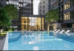 คอนโดนิคมอมตะชลบุรี The Indeed Condo Amataขนาดห้อง 25 ตารางเมตรใกล้สิ่งอำนวยความสะดวก