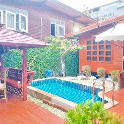 MRTแคราย 2.2 กม. งามวงศ์วาน 10-18 ให้เช่าพูลวิลล่า 36 ตร.วา.145 ตร.ม  ม.ธุรกิจบัณฑิตย์ 2.3 กม.2นอน พร้อมเฟอร์ เดอะมอลล์ งามวงศ์วาน 700 ม.