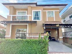 ให้เช่าบ้านเดี่ยวแลนซิโอ 2 ชั้น ตลาดหทัยมิตร 1.2 กม. เขตคลองสามวา MRT บางชัน 5.3กม.หม่ 186 ตร.ม.46 ตร.วา.3 นอน รร.โชคชัยหทัยราษฏร์ 1.7 กม.