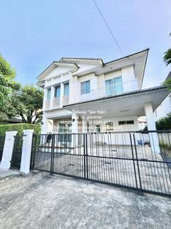 บ้าน ให้เช่าบ้านเดี่ยว 2 ชั้น ในหมู่บ้าน ติดถนนกาญจนาภิเษก และอยู่ใกล้สนามบินสุวรรณภูมิ 64 ตร.ว. 3 น 3 น้ำ ราคา 50,000 บาท/เดือน ออกแบบสวยงาม กรุงเทพ