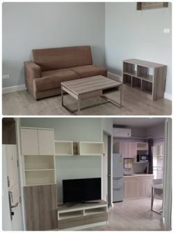 ขายคอนโด เซล ศาลายา (Zelle Salaya) ขนาด 30 ตร.ม. พร้อมอยู่ เฟอร์นิเจอร์ครบ ราคาพิเศษ