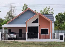  หนองกอมเกาะ ปตท.หนองคาย-EV 1.68 กม. ให้เช่า บ้านหรูขนาดย่อม 2นอน 1น้ำ  ม.ขอนแก่น หนองคาย 1.2 กม.  27ตรว. 100ตรม แอร์3 ตัว