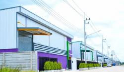 ลำลูกกาคลอง9 เช่าโรงงาน 2 ชั้น พื้นที่สีม่วงเข้ม ใบรง.4  337 ตร.วา. 1,348 ตร.ม.  รร.นานาชาติ เดียร์ปาร์ค 5 กม.