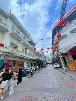 MRT วัดมังกร 499 ม. ร้าน CAFEได้ ให้เช่าอาคารพาณิชย์ 3 ชั้น 24 ตร.วา.288 ตร.ม. ถ.ทรงวาด เยาวราช  3นอน 3 น้ำ  ม.จุฬาลงกรณ์ 2.5 กมไชน่าทาวน์ 