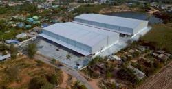 ให้เช่าโกดังบางละมุงชลบุรี แหลมฉบัง อ.บางละมุง จ.ชลบุรี ผังสีส้ม พื้นที่   7,296   ตรม