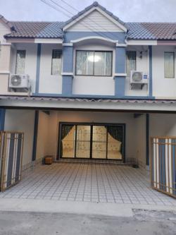 บ้านดอนหัวฬ่ออมตะนครชลบุรี หมู่บ้านอโนมา3 ทาวน์เฮ้าส์2ชั้น  หน้ากว้าง5เมตร จอดรถได้2คัน
