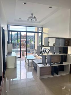 พร้อมเฟอร์  21ตร.วา.หนองคาย 1.42กม. เชลล์ Caltex ให้เช่าทาวน์โฮม 2 ชั้น 170ตร.ม. ม.ขอนแก่น หนองคาย1.8กม. 3น้ำ 4นอน วัดจอมแจ้งศรีจันทร์ 1 กม.