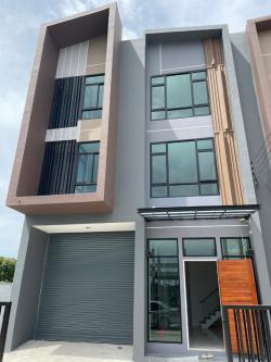 ขายโกดังสร้างใหม่ พร้อมโฮมออฟฟิศ 3 ชั้นหลังมุม 74 ตรว ย่านบางใหญ่ นนทบุรี ซอยกันตนา ใกล้ รพ.บางใหญ่