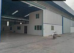 BR 1463 ให้เช่าโกดัง 4,000 ตร.ม แบ่งเช่าใด้ 1,680 ตรม. มีใบ รง.4 พื้นที่สีม่วง บ้านเกาะ อำเภอเมืองสมุทรสาคร 