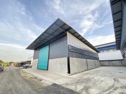 ให้เช่าโกดัง ติดถนน บางบัวทอง ถนน 345รถคอนเทนเนอร์หัวลากเข้าได้  พื้นที่สีม่วง สามารถขอใบรง. 4 ได้  