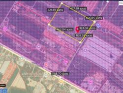 ขายและให้เช่าที่ดินนิคมพัฒนาระยอง #ให้เช่าที่ดินระยะยาว 95 ไร่ พื้นที่สีม่วงลาย