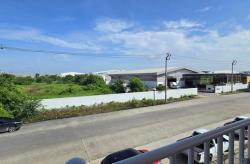 MT10ขายโกดังพร้อมที่ดินเปล่า 7 ไร่กว่า พื้นที่สีม่วง เหมาะทำโรงงาน ทำเลบางนา กม.19 ถนนกว้าง รถเทรลเลอร์เข้า-ออกสะดวก 