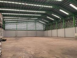 RS199 เช่า โกดัง พื้นที่ 2,400 ตารางเมตร ถนนพระราม2 บางน้ำจืด สมุทรสาคร เดินทางสะดวก