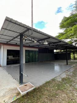 ให้เช่าโกดังขนาดเล็กพนัสชลบุรี พื้นที่รวมทั้งหมด ประมาณ 1 ไร่ พื้นที่สีเหลือง