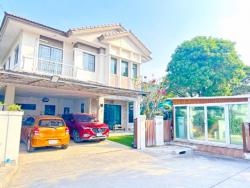 พร้อมเฟอร์ ฯ รร.สารสาสน์วิเทศสายไหม 1 กม.สายไหม อเวนิว 1.7กม. วัชรพล เช่าบ้านเดี่ยว 2 ชั้น  87ตร.วา. 300 ตร.ม. 4 นอน 