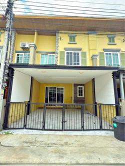 สุขสวัสดิ์-พุทธบูชา โลตัส ประชาอุทิศ ตลาดสดสมศรี 600 ม. ให้เช่าทาวน์เฮ้าส์สุดหรู 2 ชั้น 4นอน 3 น้ำ 22 ตร.วา. 180 ตร.ม.. จัดเต็มเฟอร์ฯ  