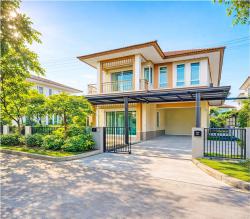 ถูกที่สุดใน หมู่บ้านซาฟารี รร.สาธิตพัฒนา500 ม. เตียงนอนครบทุกห้อง ให้เช่าบ้านเดี่ยว 2ชั้น 50ตรว 3นอน 4แอร์ 3น้ำ  เฟอร์ครบทั้งหมด 