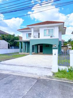 เปิดซิง! คฤหาสน์ แม็คโคร ร่มเกล้า 3.9 กม. 3นอน รถไฟฟ้าสีชมพู ตลาดมีนบุรี 2.6 กม. บ้านเดี่ยวพร้อมเข้าอยู่ 2ชั้น 100ตรว. 3น้ำ  สุวินทวงศ์ 