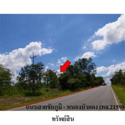 ขายที่ดินว่างเปล่า ถนน สายชัยภูมิ-หนองบัวแดง (ทล.2159) ตำบล นาฝาย อำเภอ เมืองชัยภูมิ จังหวัด ชัยภูมิ