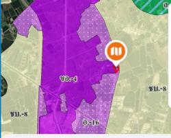 ขายที่ดินผังม่วงใกลินิคมอมตะชลบุรี เนื้อที่  7-0-27 ไร่ ที่ดินผังม่วง ใกล้ นิคมอุตสาหกรรมอมตะชลบุรี 