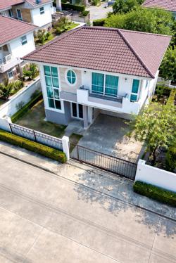  เช่าบ้านเดี่ยว หลังมตลาดพันท้ายมาร์เก็ต 650 ม 59 ตร.วา. 236 ตร.ม. พันท้ายนรสิงห์ นิคมสินสาคร  เฟอร์ครบ วงแหวน พระราม 2 ฟังก์ชัน 4 นอน