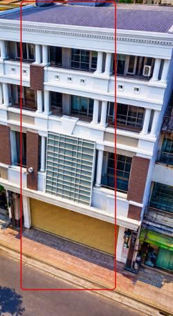 ให้เช่าอาคารพาณิชย์ 6 ชั้น ย่านพระราม 9 พื้นที่ 550 ตร.ม.ติดถนนหลัก MRT พระราม 9 3 กม. ใกล้เดอะไนน์ พระราม 9 700 ม.