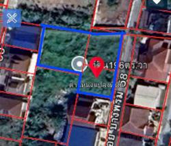 ขายที่ดินเปล่า ราคาคุ้มค่า เนื้อที่ 196 ตรว ซอยบางพรม 58 ย่านราชพฤกษ์ ​ขนาดที่ดินกำลังดี มีความเป็นส่วนตัว - ghd000809