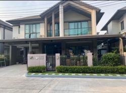 รหัสC7059 ให้เช่าบ้านเดี่ยว 2ชั้น โครงการบางกอก บูเลอวาร์ด พระราม 9 ถนนเลียบวงแหวน ราษฎร์พัฒนา ทับช้าง