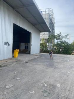 BR 1572 ให้เช่าโกดัง 500 ตารางเมตรใกล้ถนนใหญ่ คลองพระอุดม อำเภอปากเกร็ด นนทบุรี