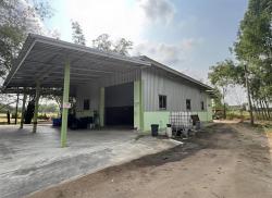 ให้เช่าโกดังบ้านบึงชลบุรี ให้เช่าโกดังพื้นที่ใช้สอยทั้งหมด 380 ตารางเมตร พื้นที่สีเหลือง