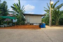 ขายที่ดิน  ติดถนนคอนกรีต อำเภอบางเสาธง  สมุทรปราการ เข้า ออก ได้หลายเส้นทาง